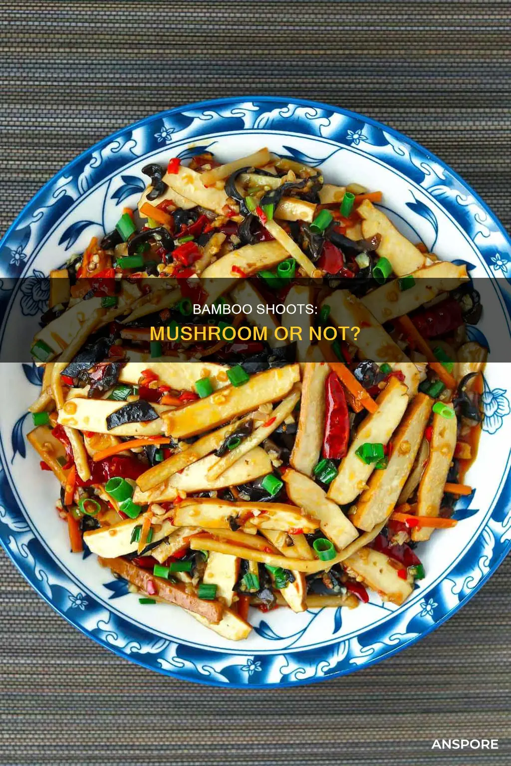 are bamboo shoots a mushroom