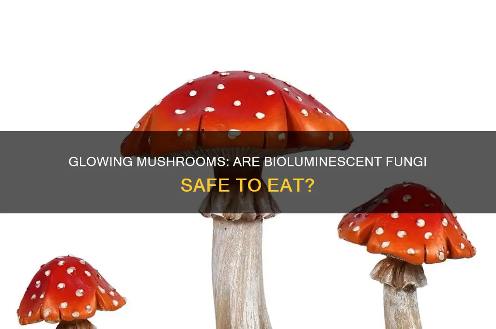 are bioluminescent mushrooms edible