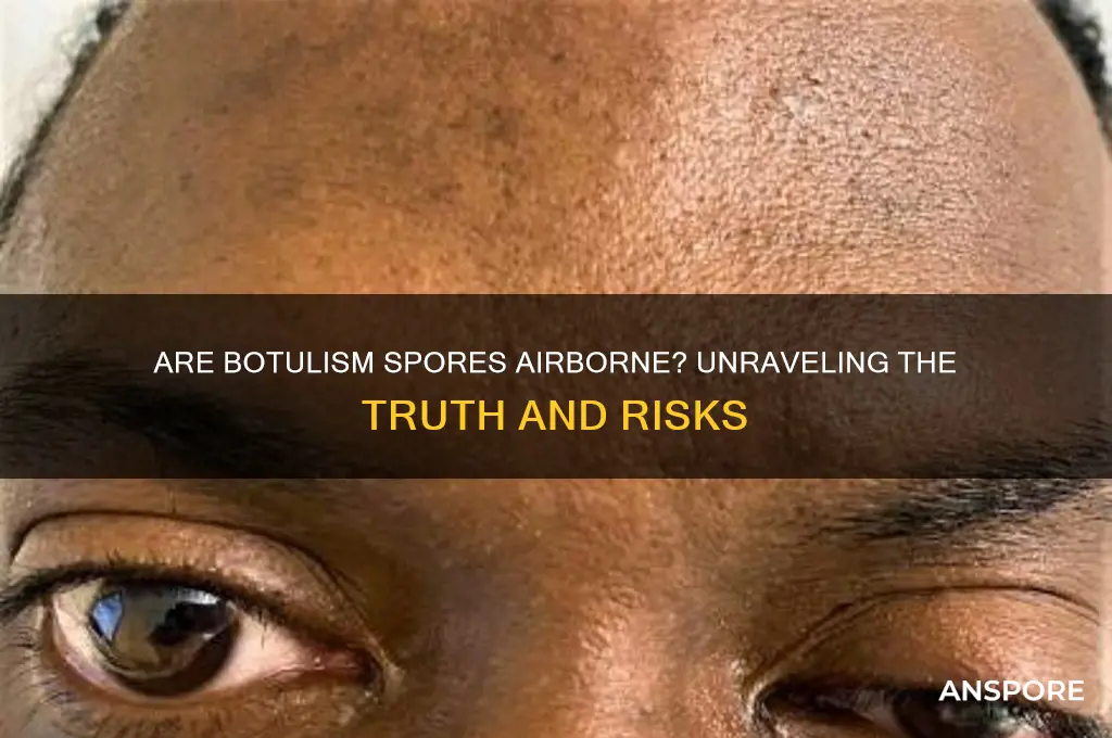 are botulism spores airborne
