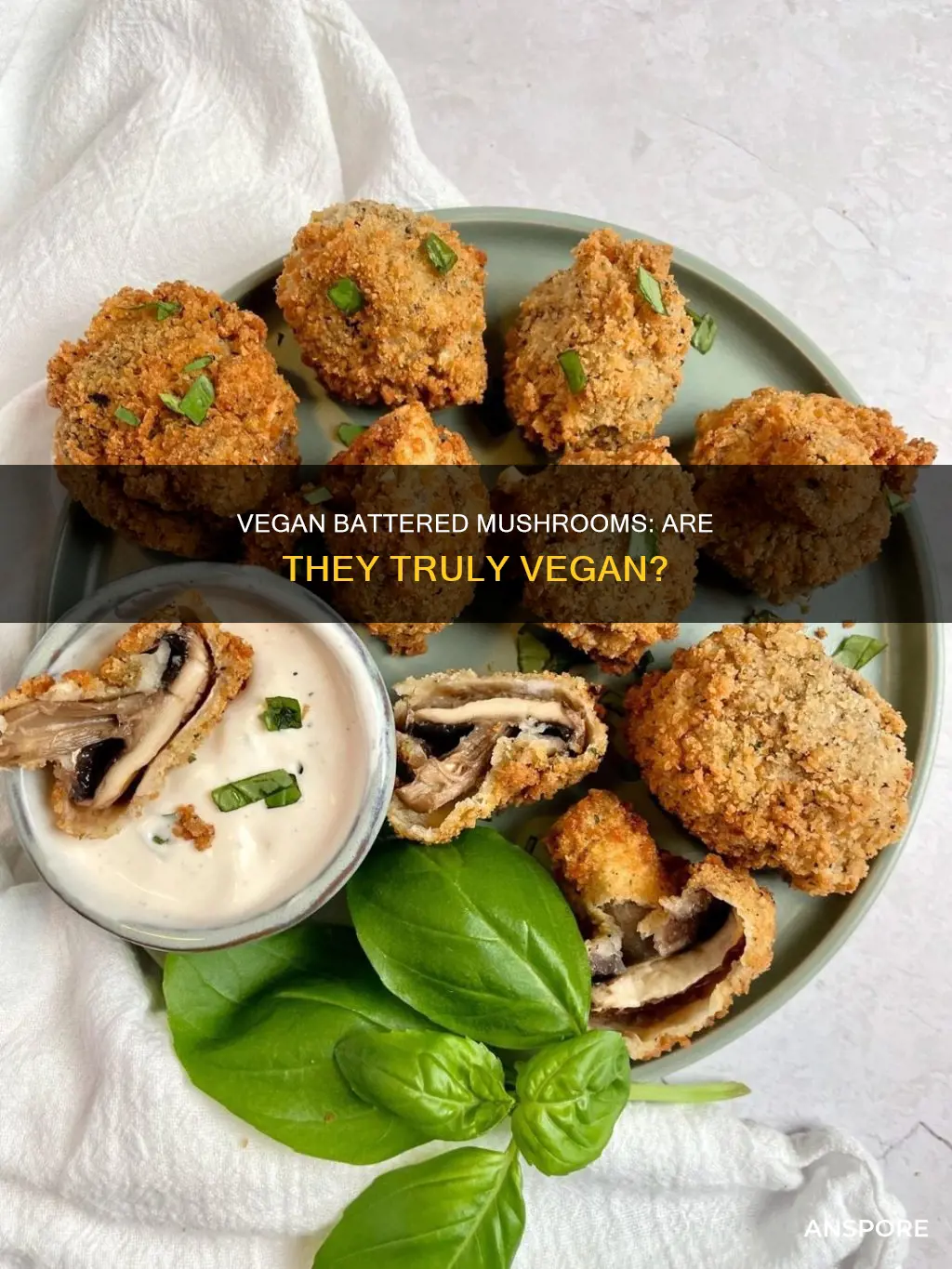 are breaded mushrooms vegan
