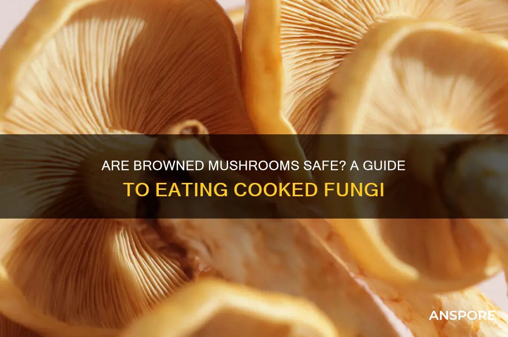 are browned mushrooms ok to eat