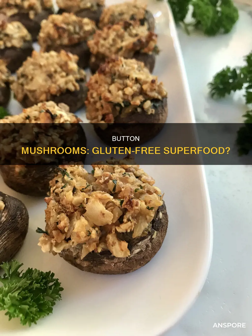 are button mushrooms gluten free