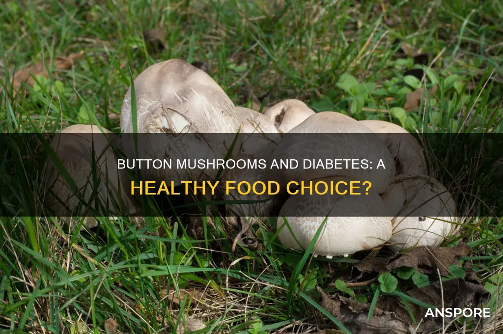 are button mushrooms good for diabetics to eat