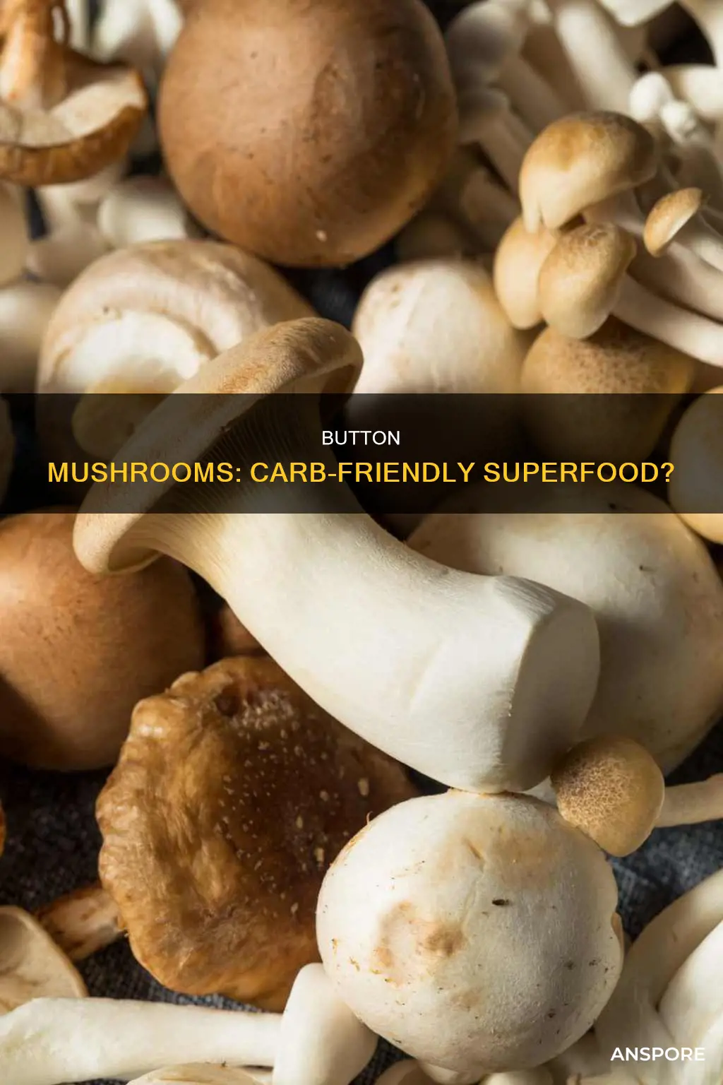 are button mushrooms low carb