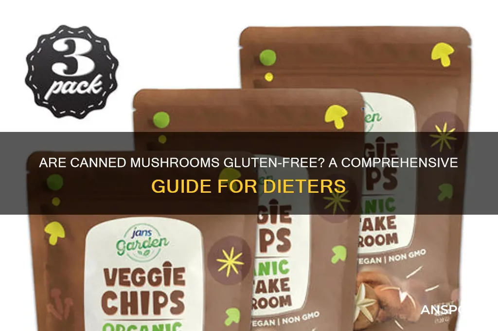 are canned mushrooms gluten free