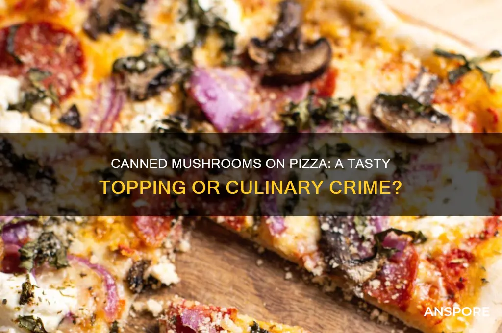 are canned mushrooms good on pizza