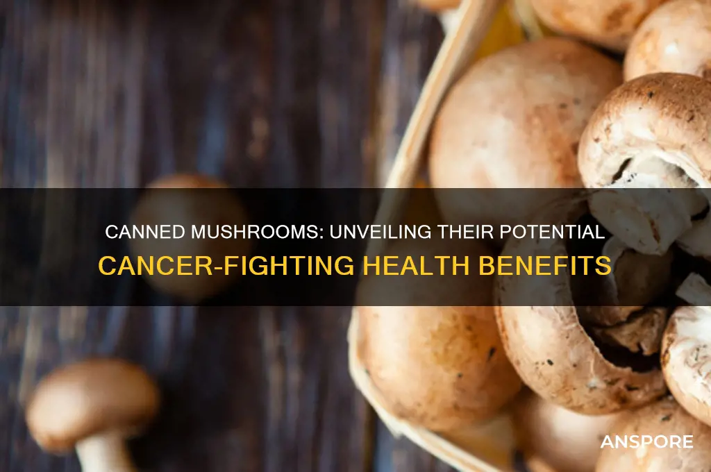 are canned mushrooms healthy cancer reduce