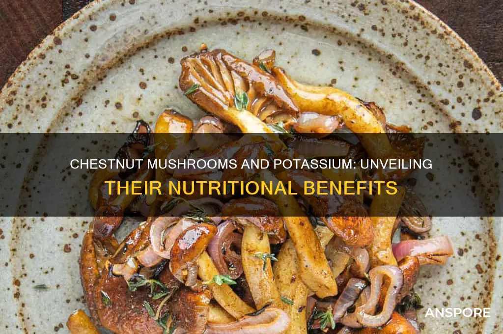 are chestnut mushrooms high in potassium
