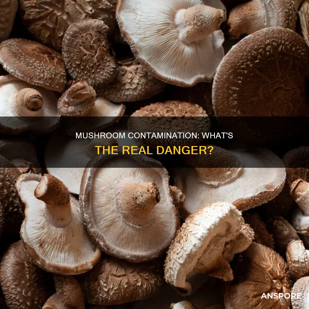 are contaminated mushrooms dangerous