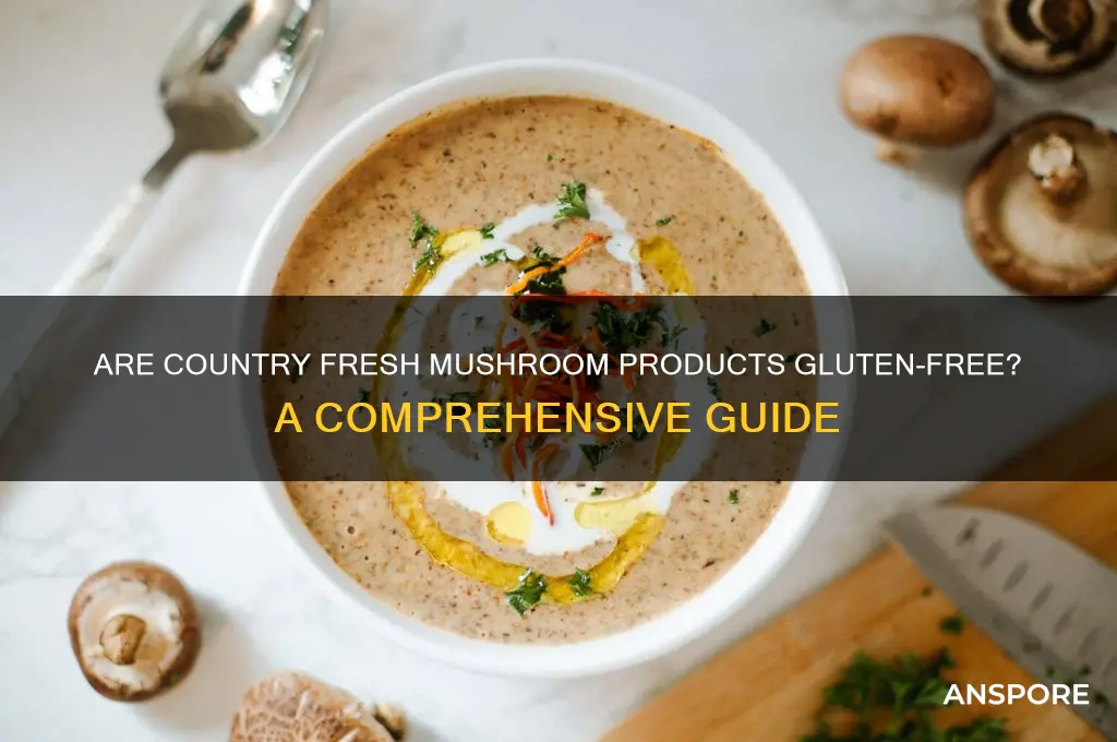 are country fresh mushroom company gluten free