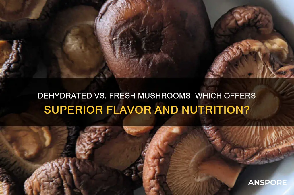 are dehydrated mushrooms as good as fresh
