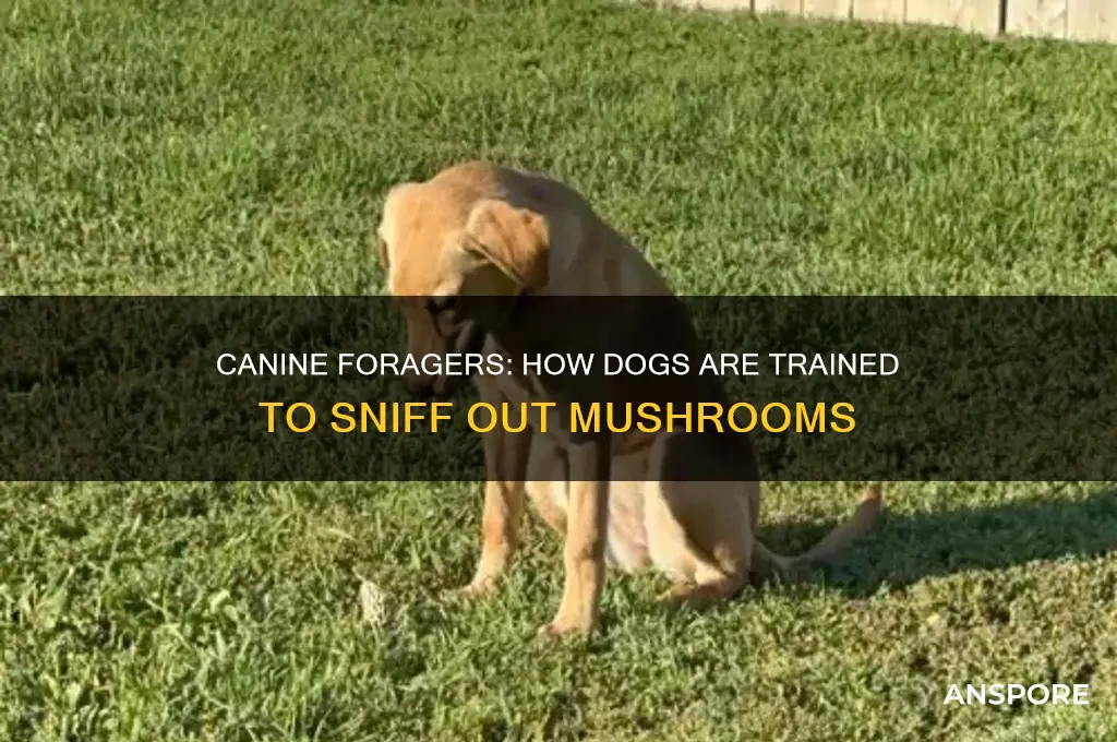 are dogs used to find mushrooms