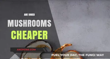 Dried Mushrooms: A Cheaper Alternative?
