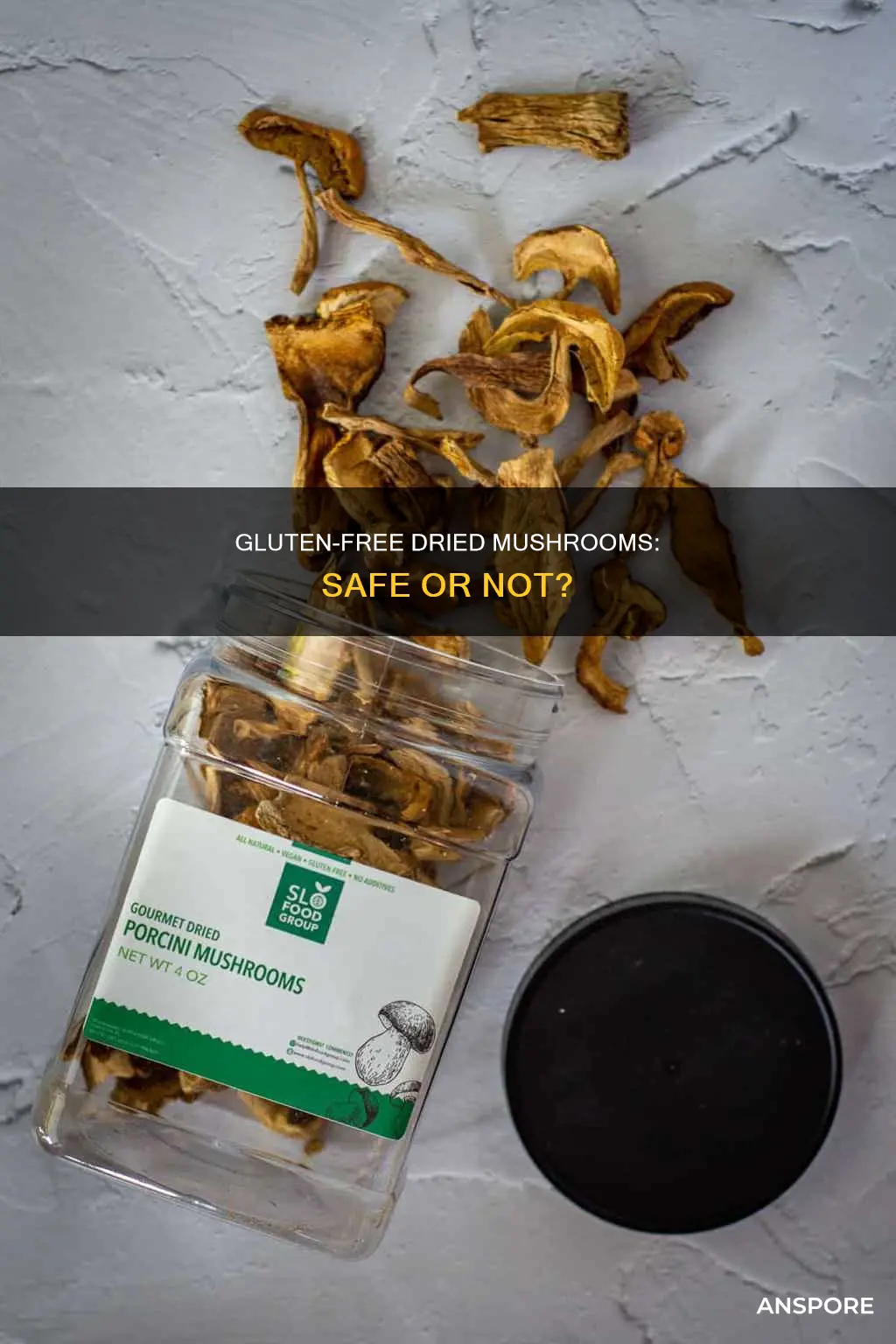are dried mushrooms gluten free