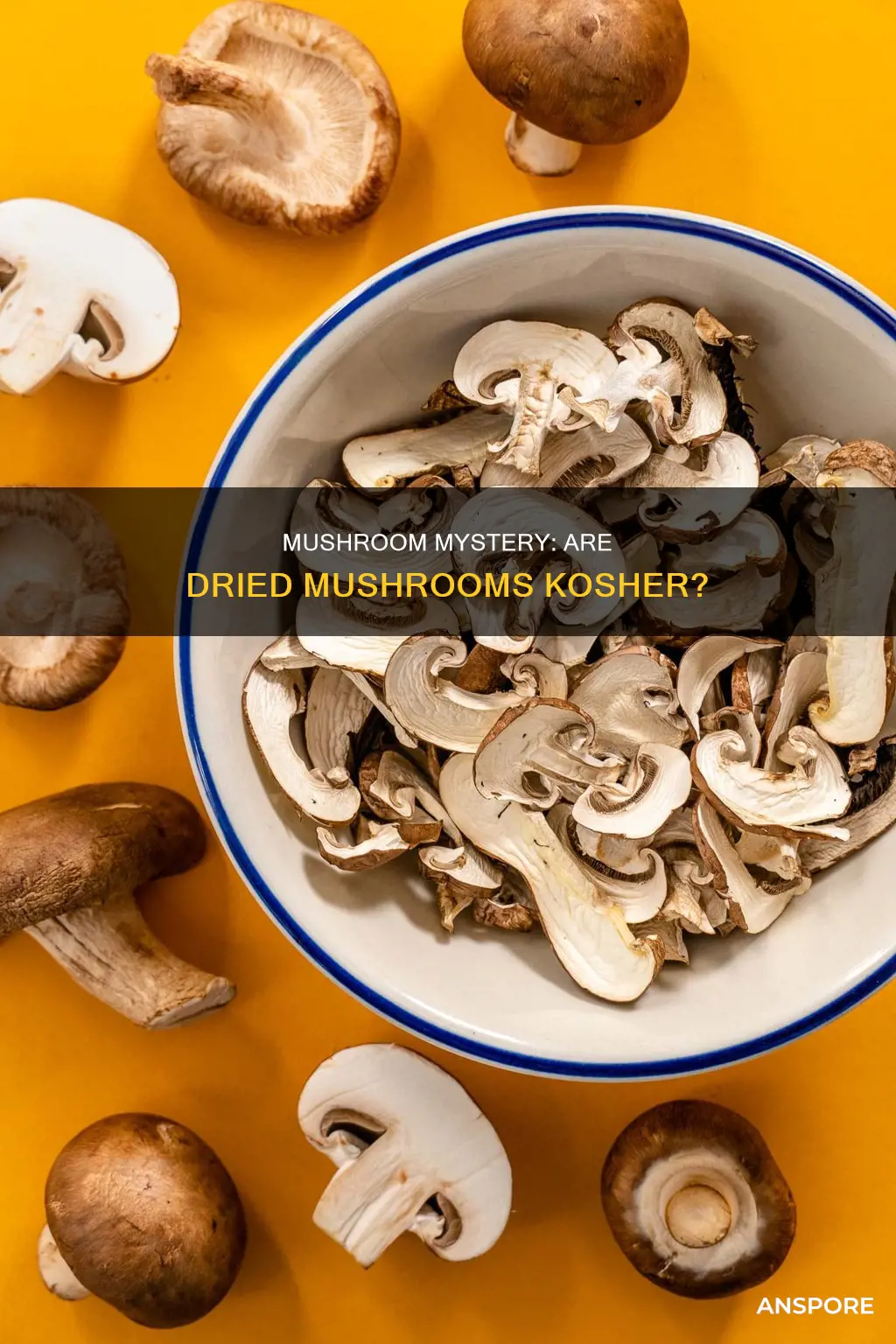 are dried mushrooms kosher