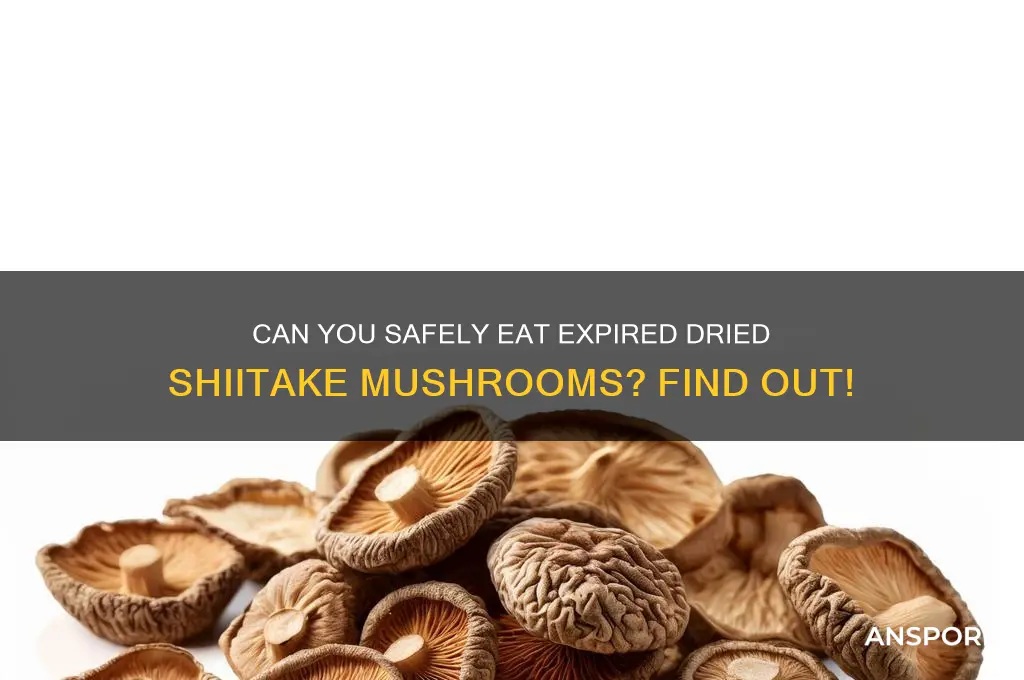 are dried shitake mushrooms still edible after expiry date