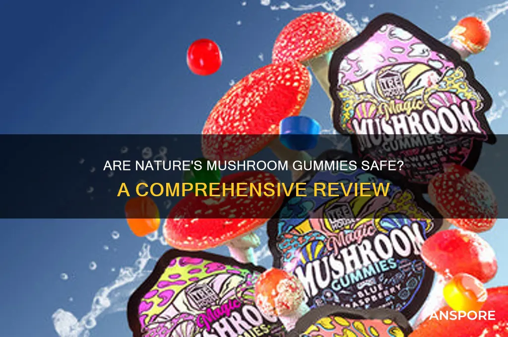 are drops of nature mushroom gummies safe