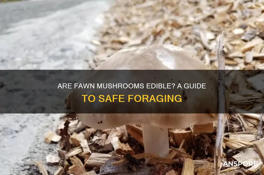 are fawn mushroom edible