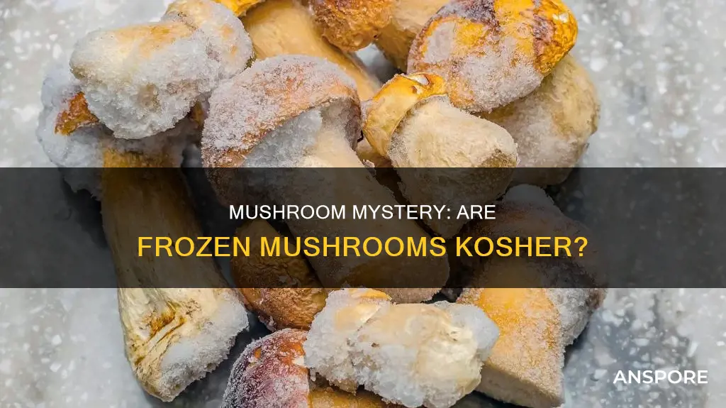 are frozen mushrooms kosher