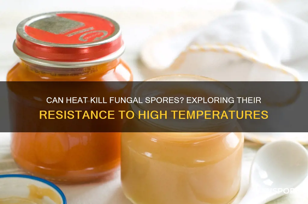 are fungal spores resistant to heat