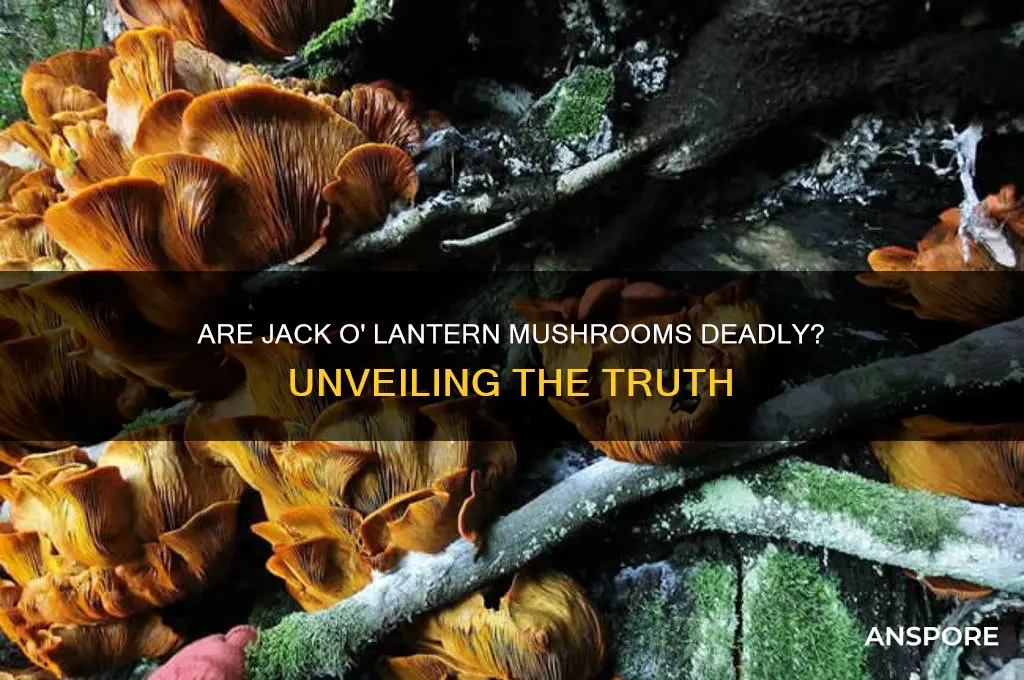 are jack o lantern mushrooms deadly