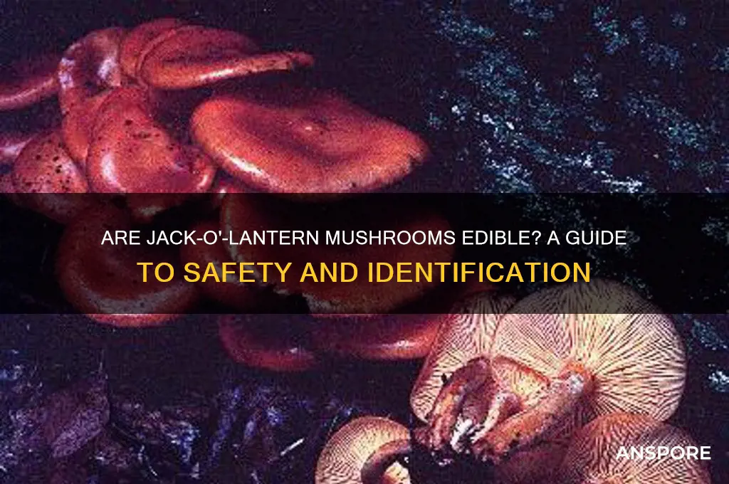 are jackolantern mushrooms edible
