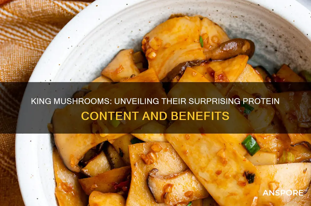 are king mushrooms high in protein