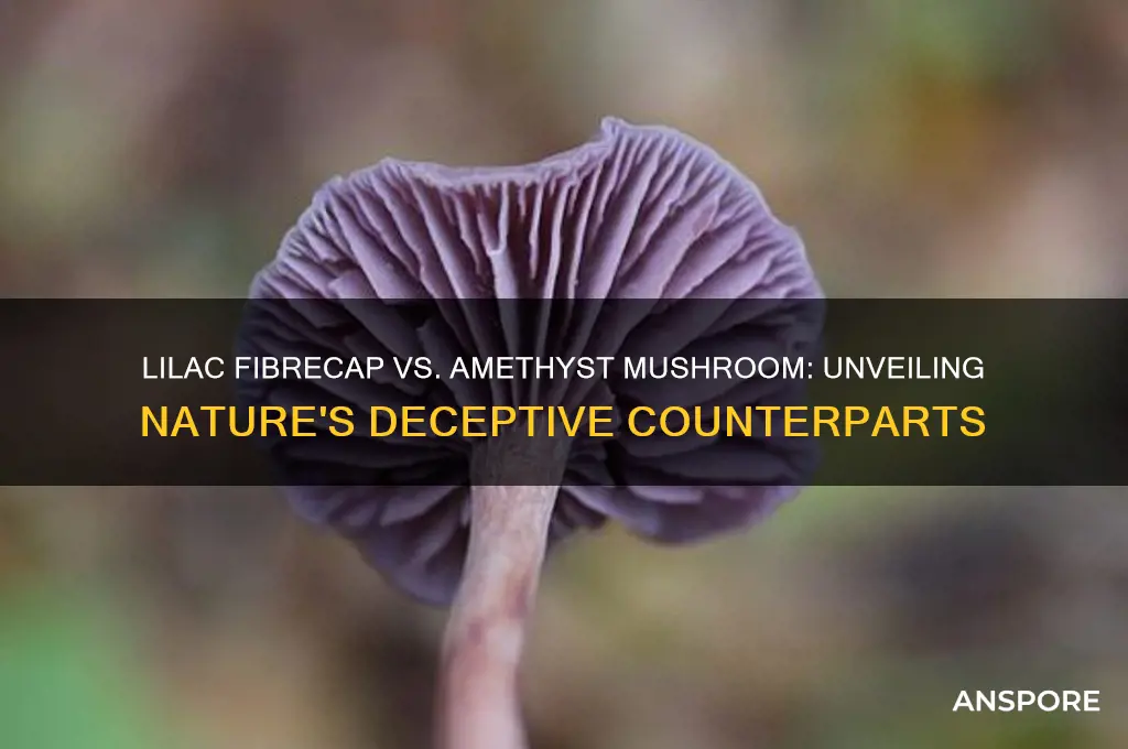 are lilac fibrecap the counter-arts of deceiving amethyst mushroom