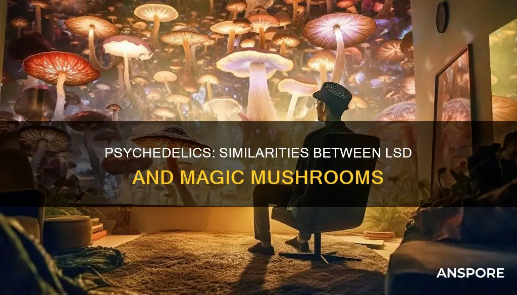 are lsd and mushrooms similar