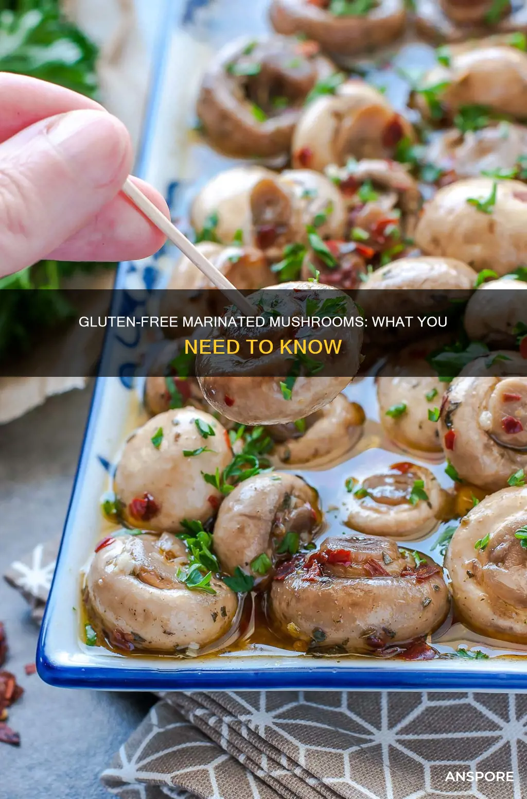 are marinated mushrooms gluten free