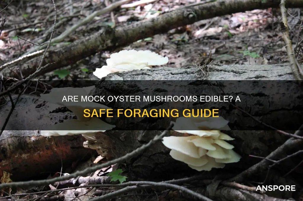 are mock oyster mushroom edible