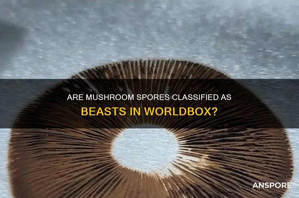 are mush spores considered beast worldbox