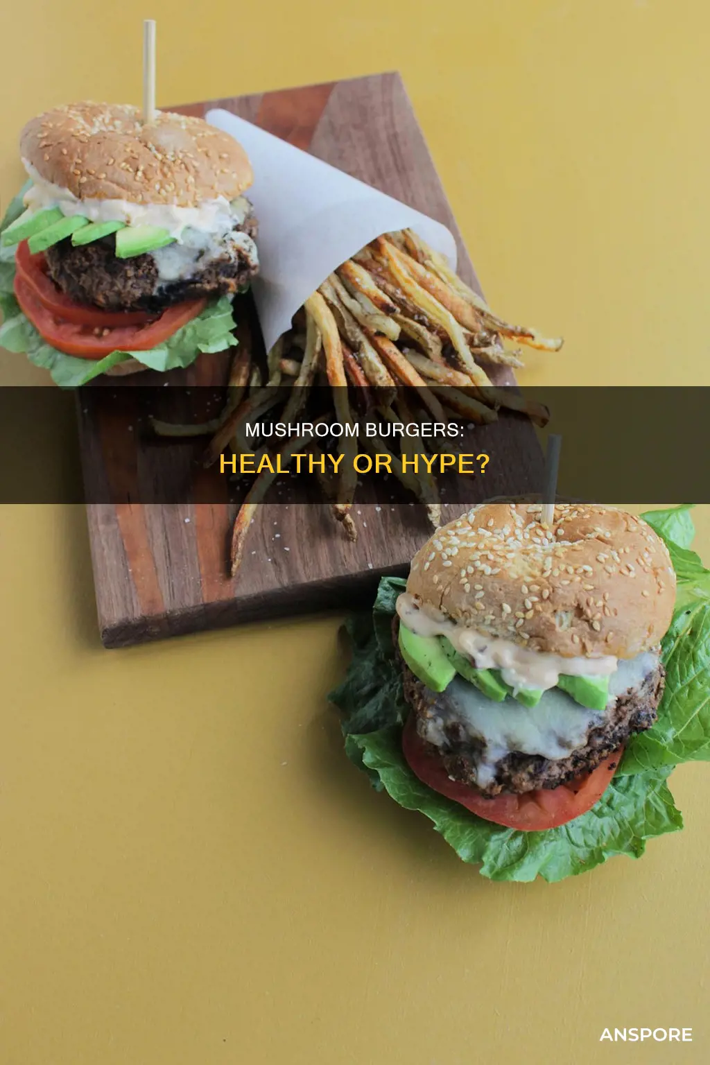 are mushroom burgers healthy