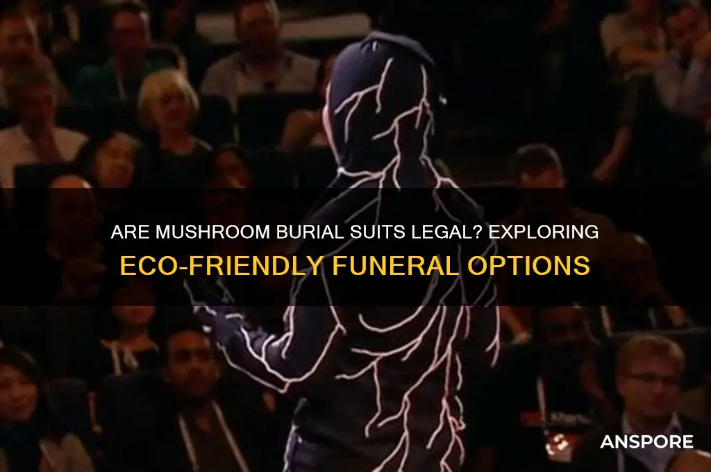 are mushroom burial suits legal