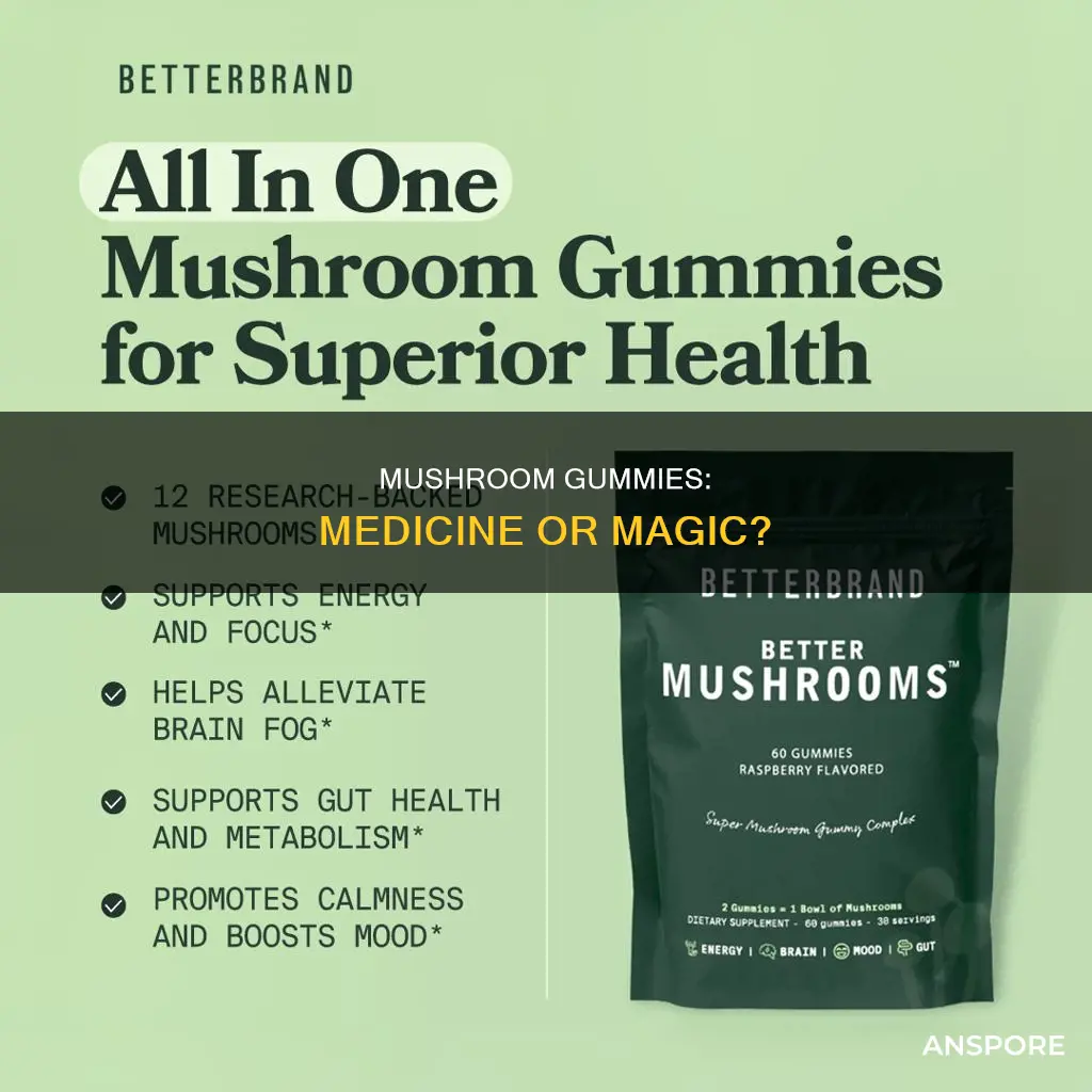 are mushroom gummies a drug
