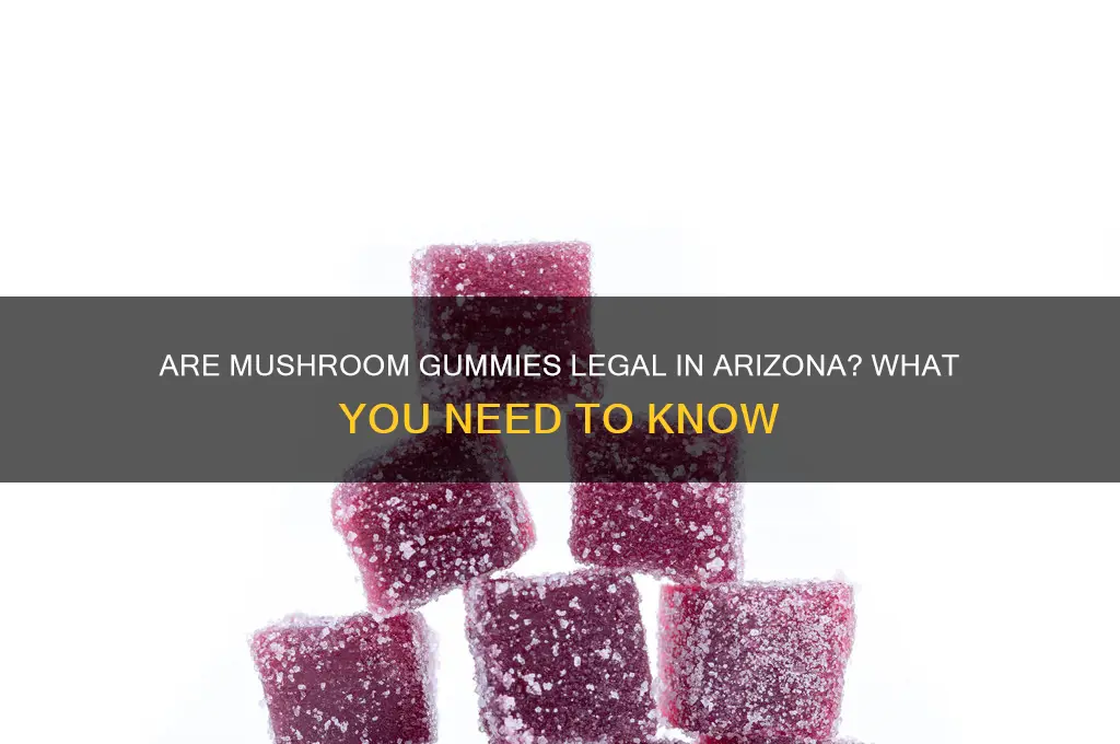 are mushroom gummies legal in arizona