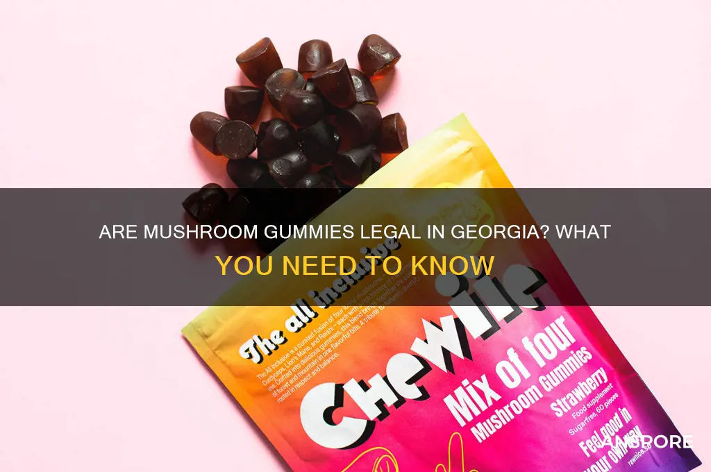 are mushroom gummies legal in georgia
