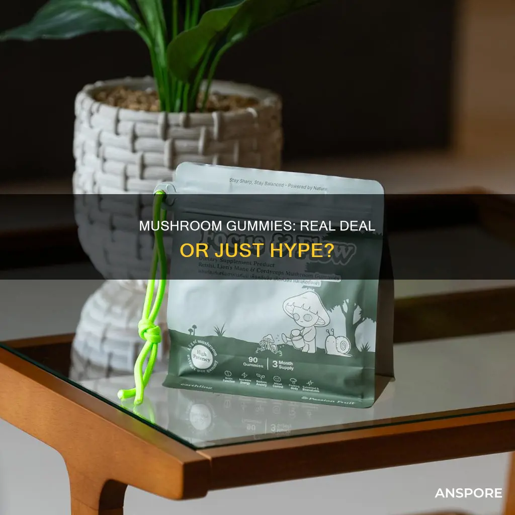 are mushroom gummies real