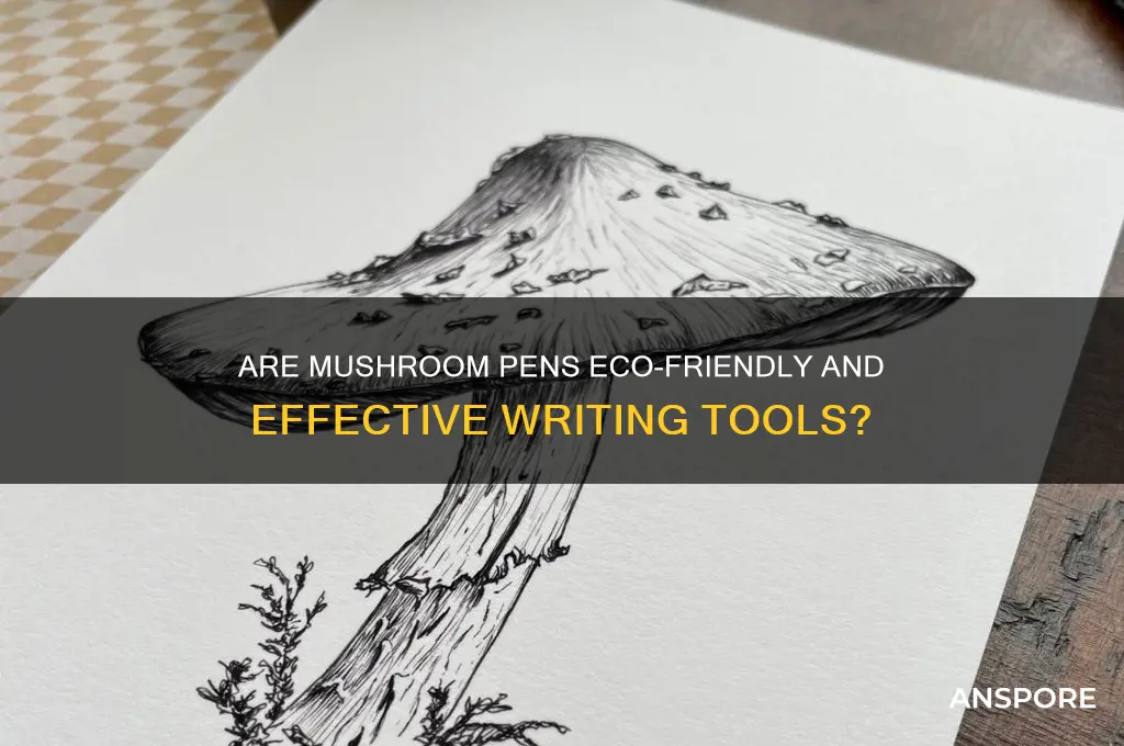 are mushroom pens good