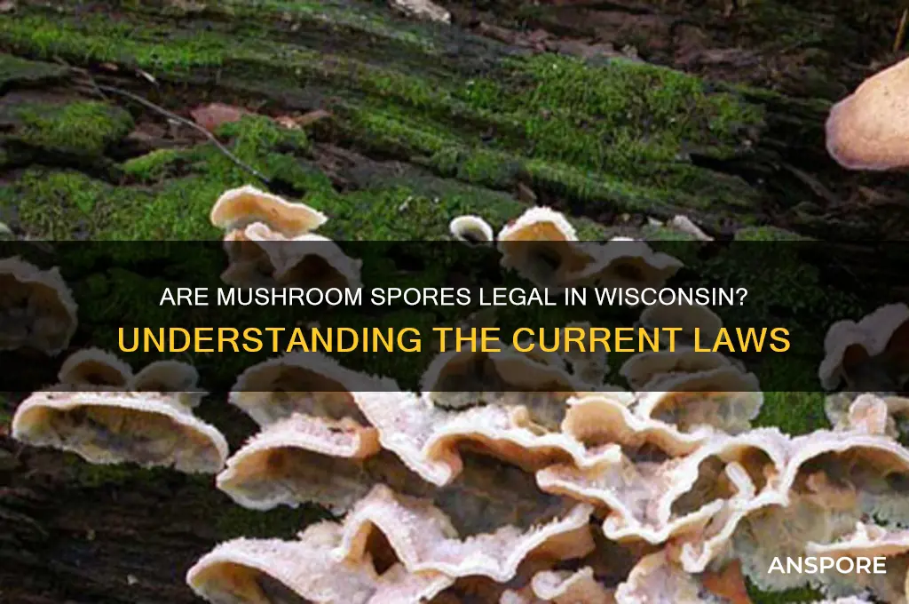 are mushroom spores legal in wisconsin