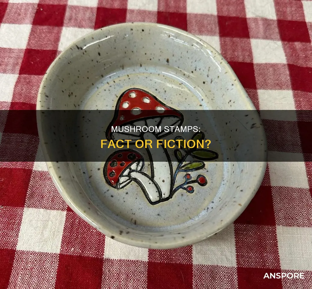 are mushroom stamps real