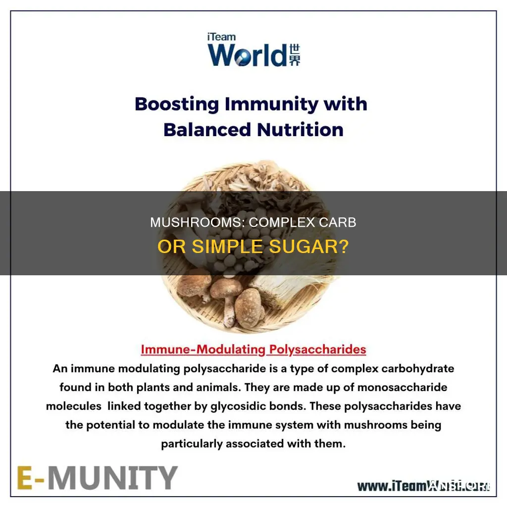 are mushrooms a complex carb
