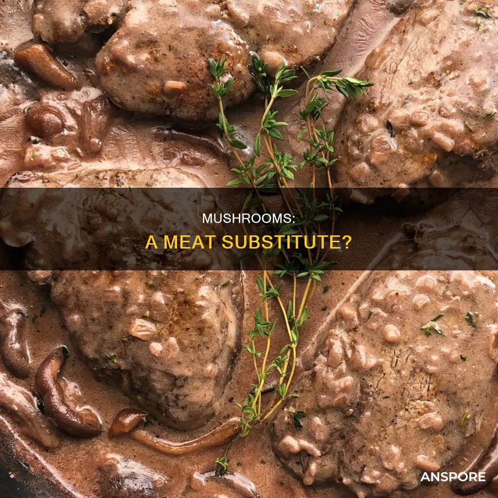 are mushrooms a meat substitute