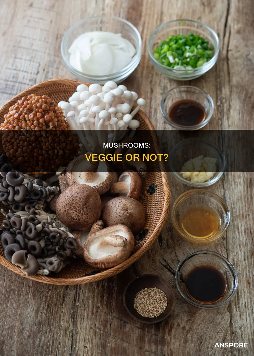 are mushrooms a vegetable serving