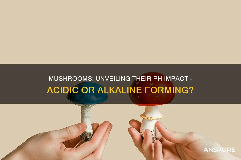 are mushrooms acidic or alkaline forming