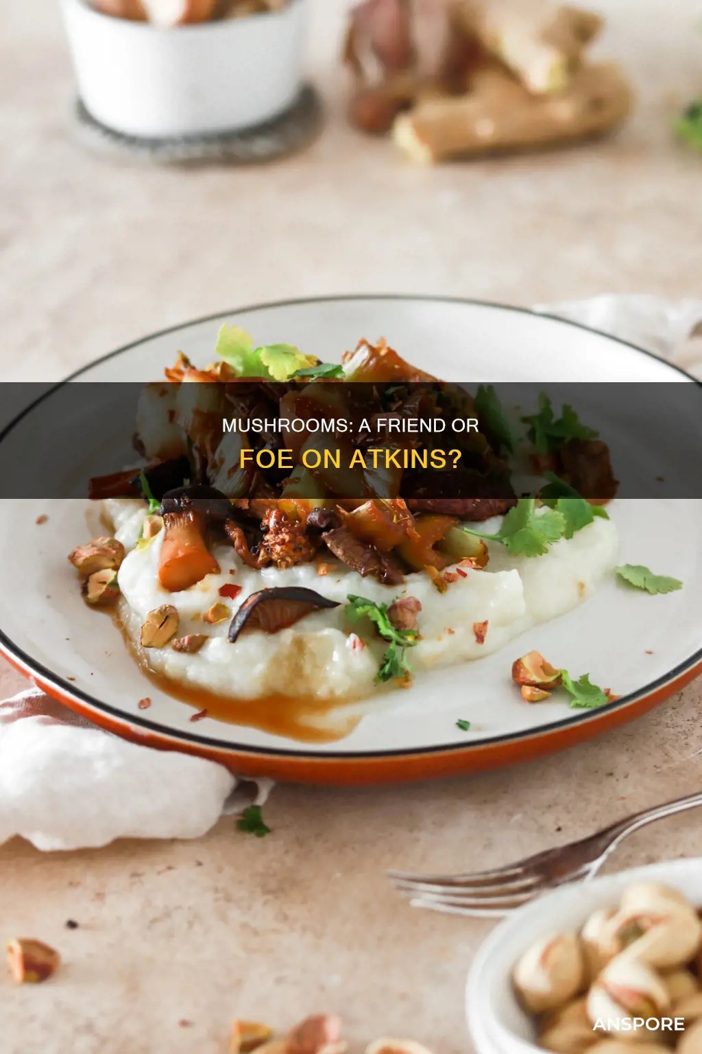 are mushrooms atkins friendly