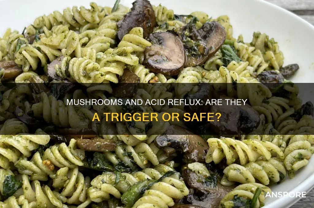 are mushrooms bad for acid reflux