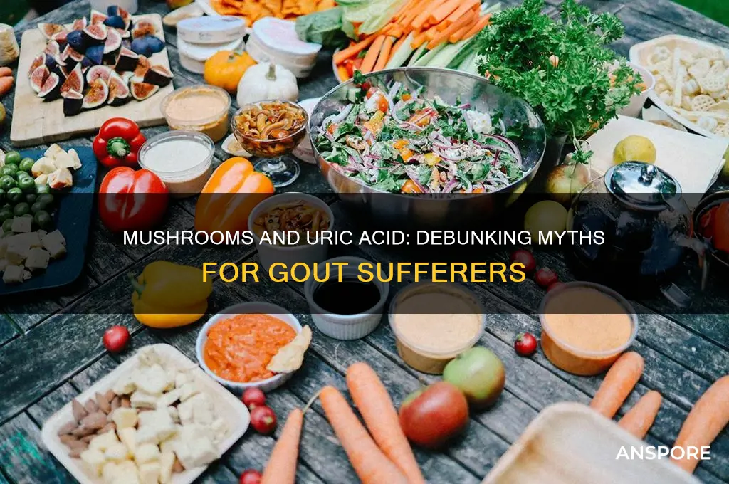 are mushrooms bad for uric acid