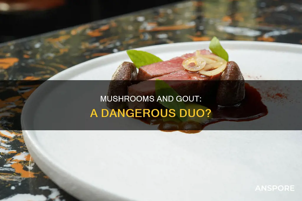 are mushrooms cause gout