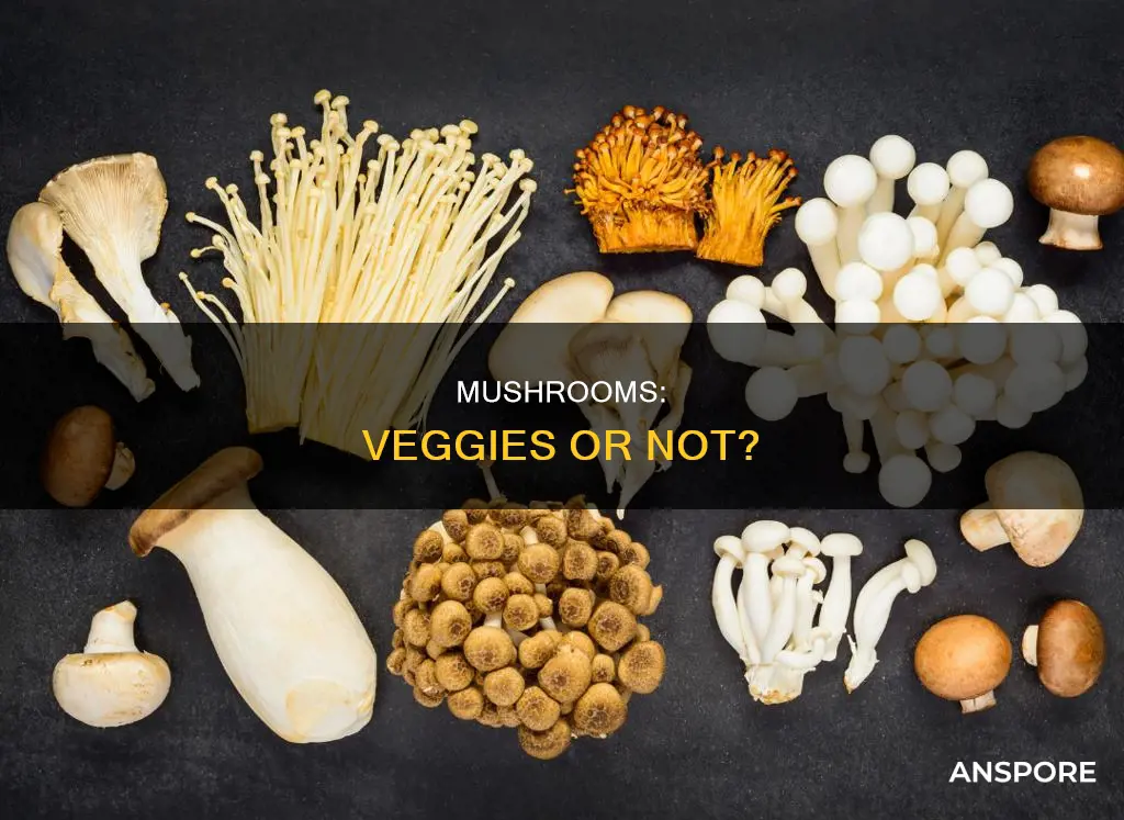 are mushrooms couted as vegetables